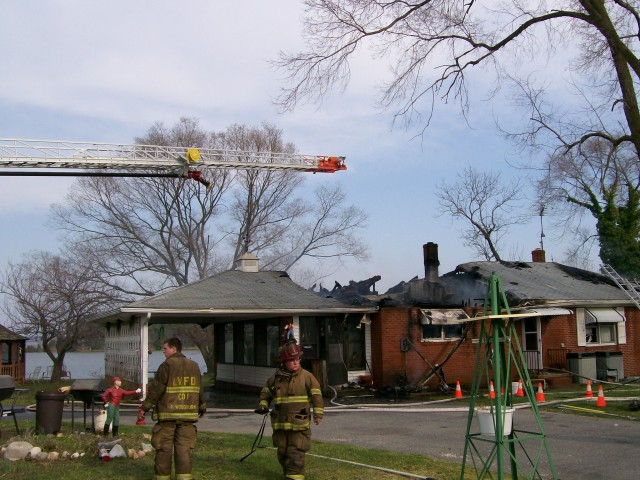 Truck 1 moving into position